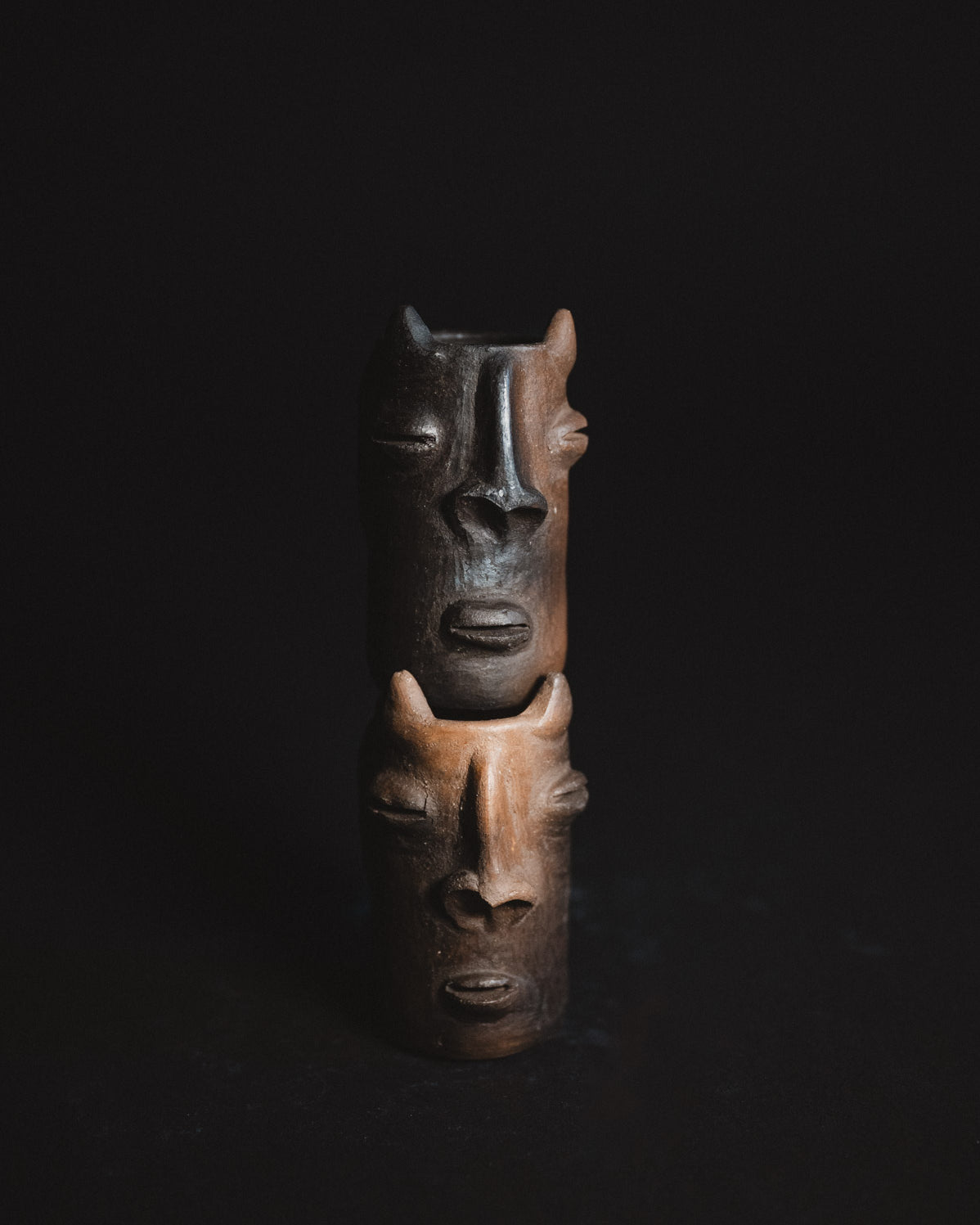Diablito shaped oaxacan barro negro copitas