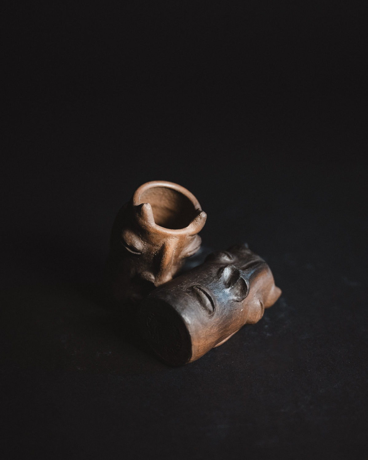 Diablito shaped oaxacan barro negro copitas