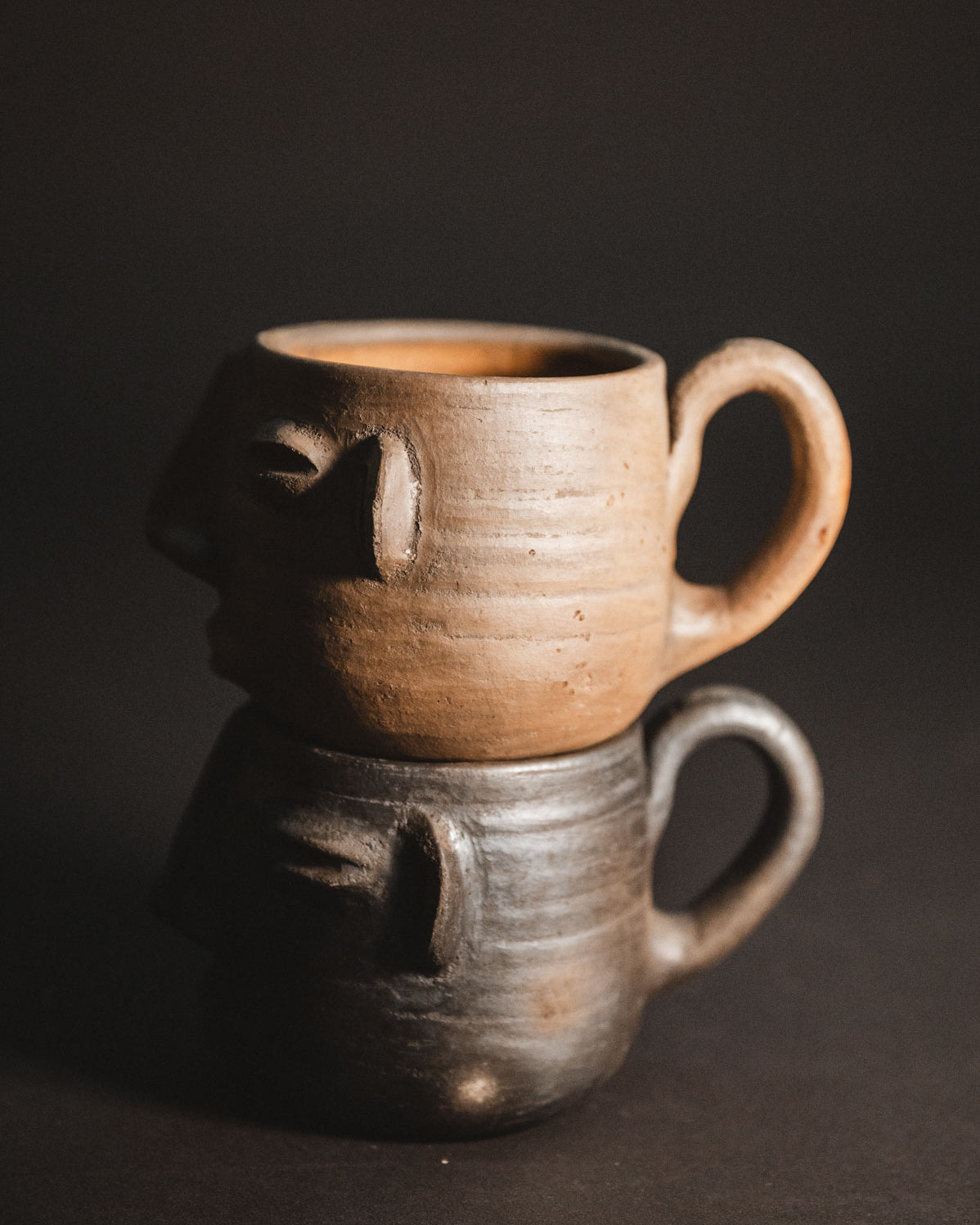 Handmade Oaxacan Barro Negro Coffee Mugs