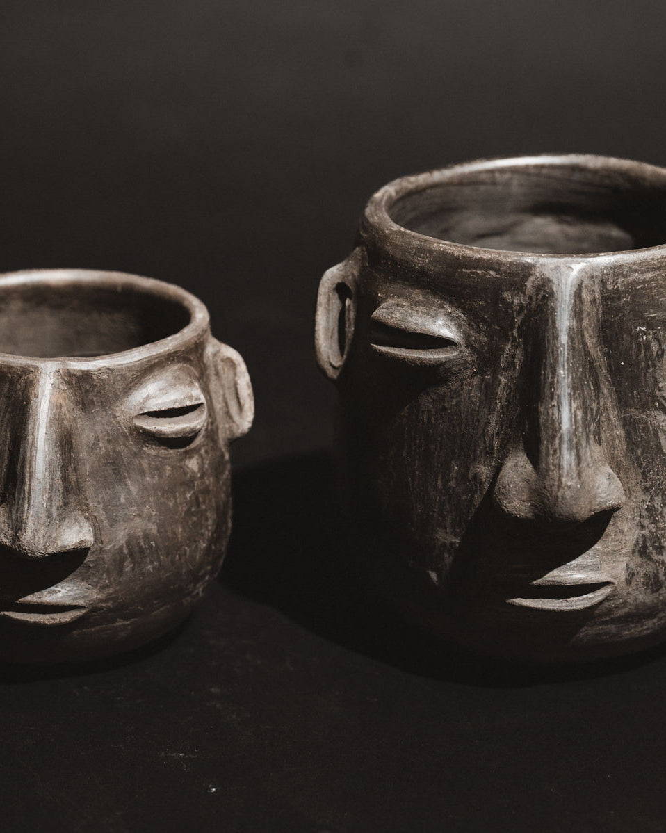 Handmade barro negro planters