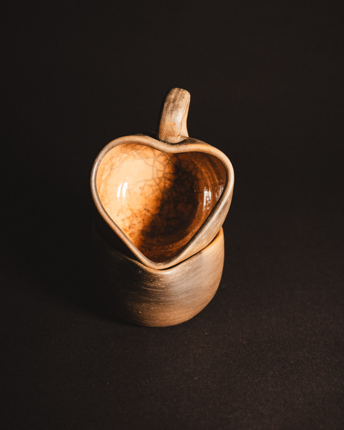 Glazed Oaxacan Heart shaped mug