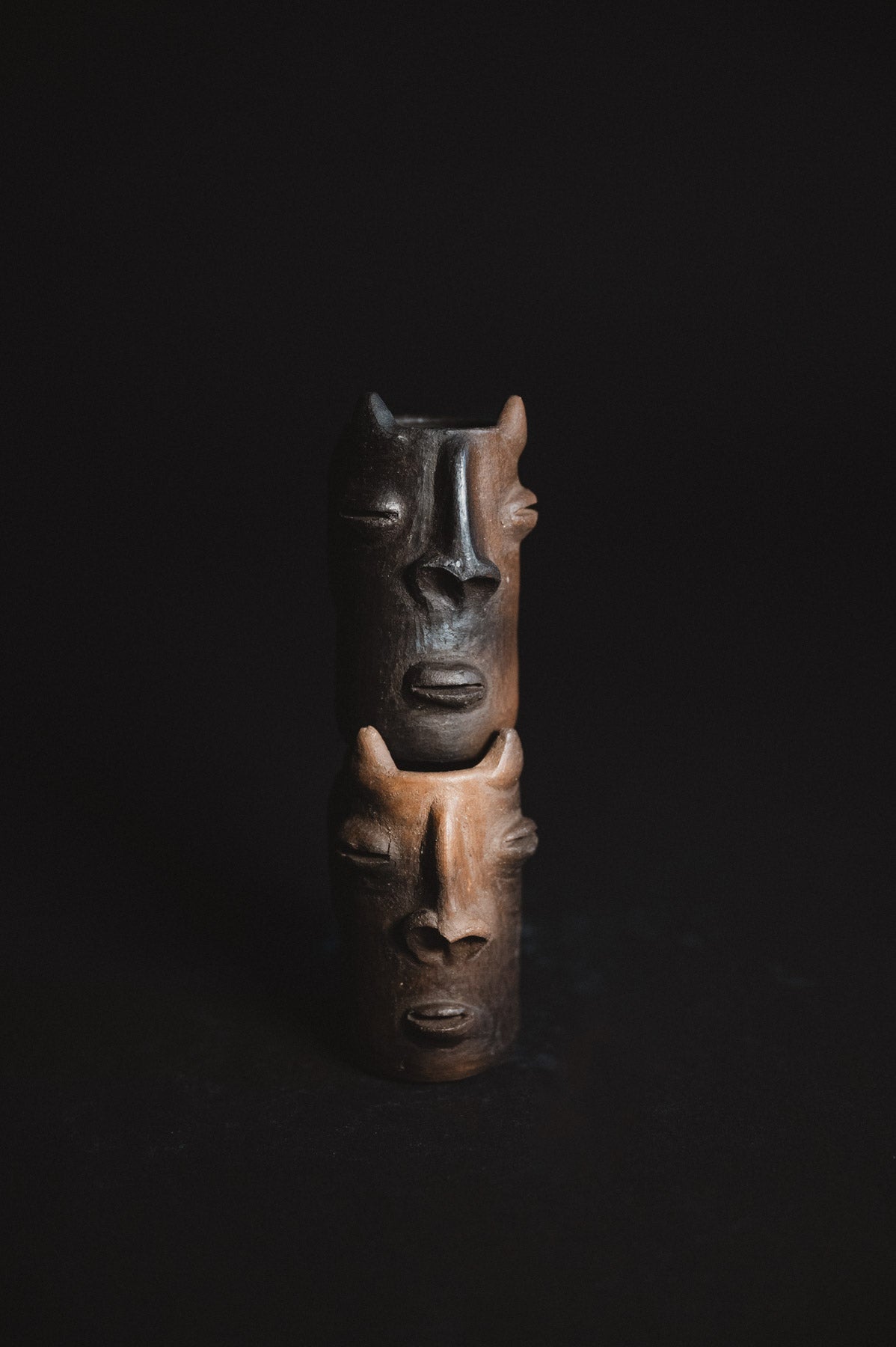 Diablito shaped oaxacan barro negro copitas