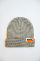 Grey waffle beanie