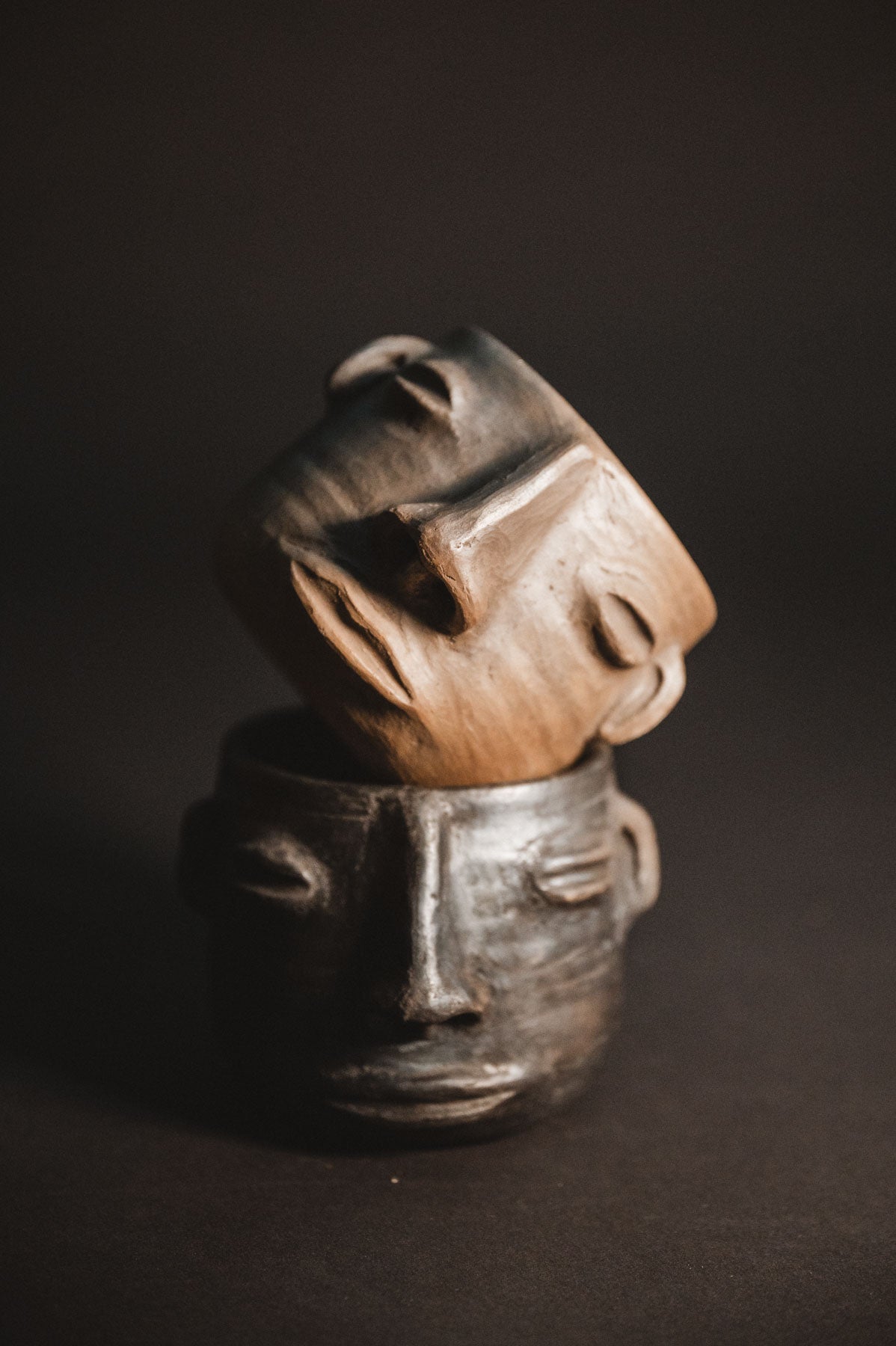 Handmade Oaxacan Barro Negro Coffee Mugs