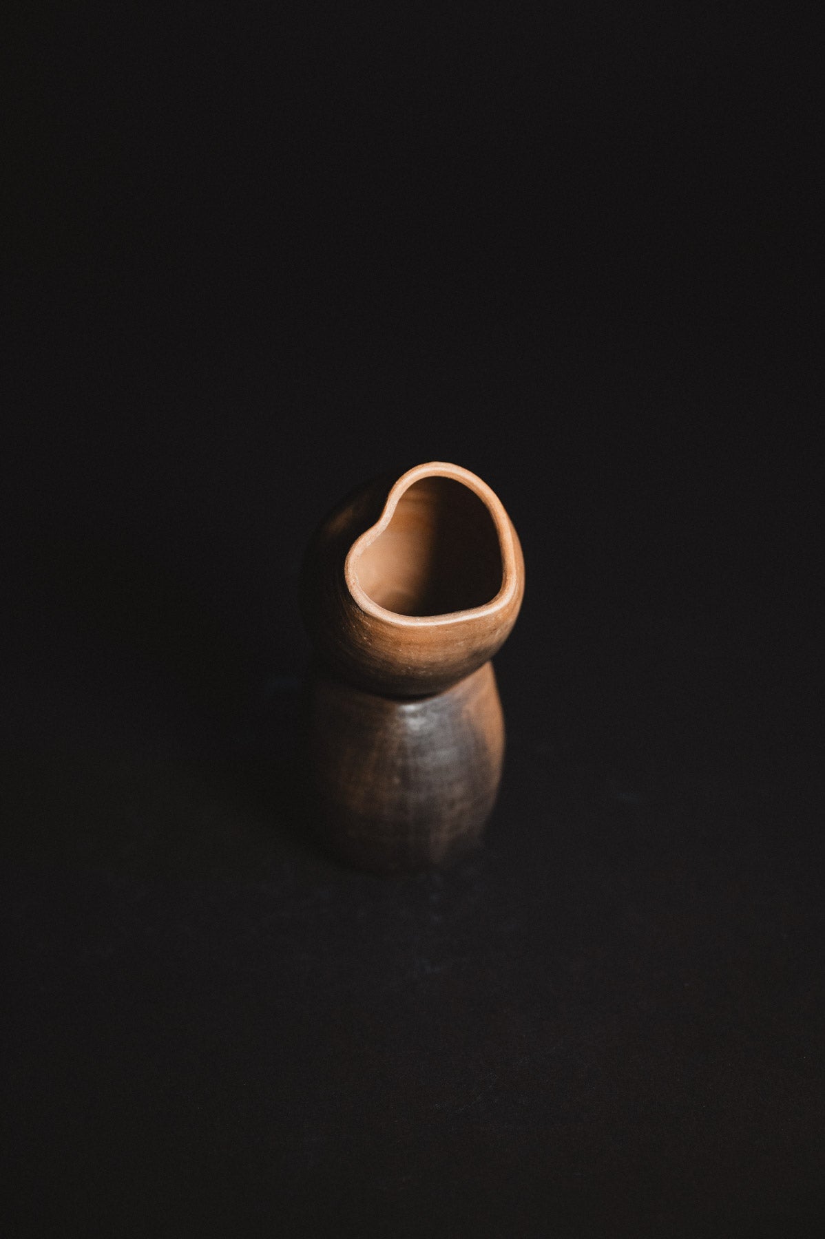 two heart shaped oaxacan mezcal copitas