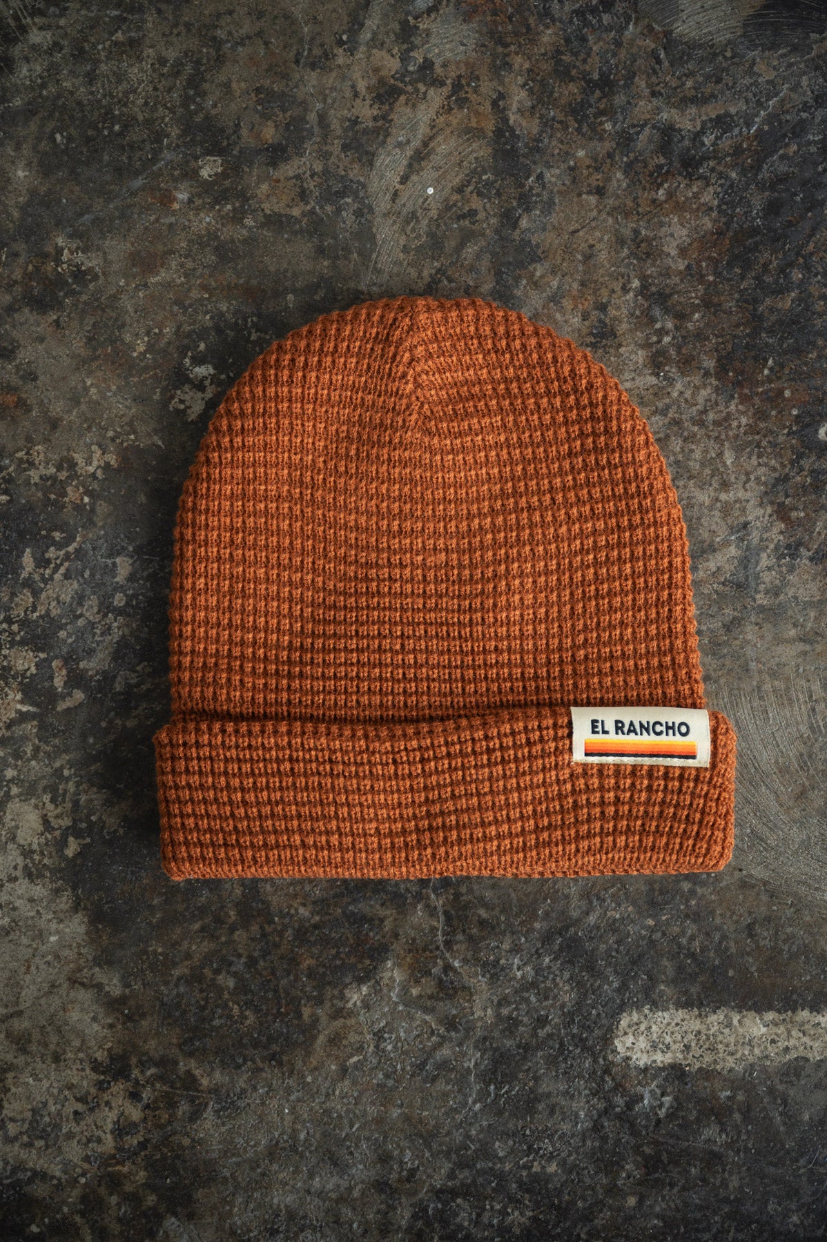 Rust Waffle Beanie