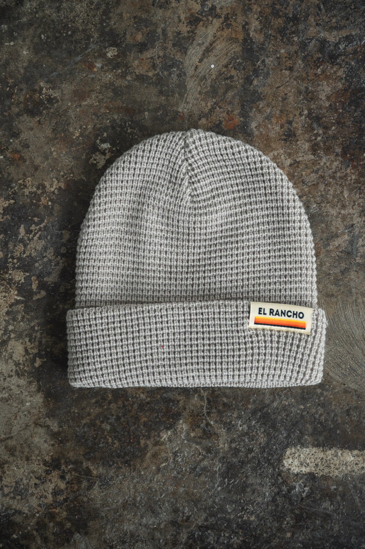 Grey Waffle Beanie