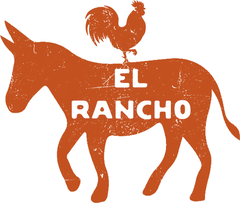Red Donkey and rooster logo 