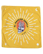 Yellow skull design bandana